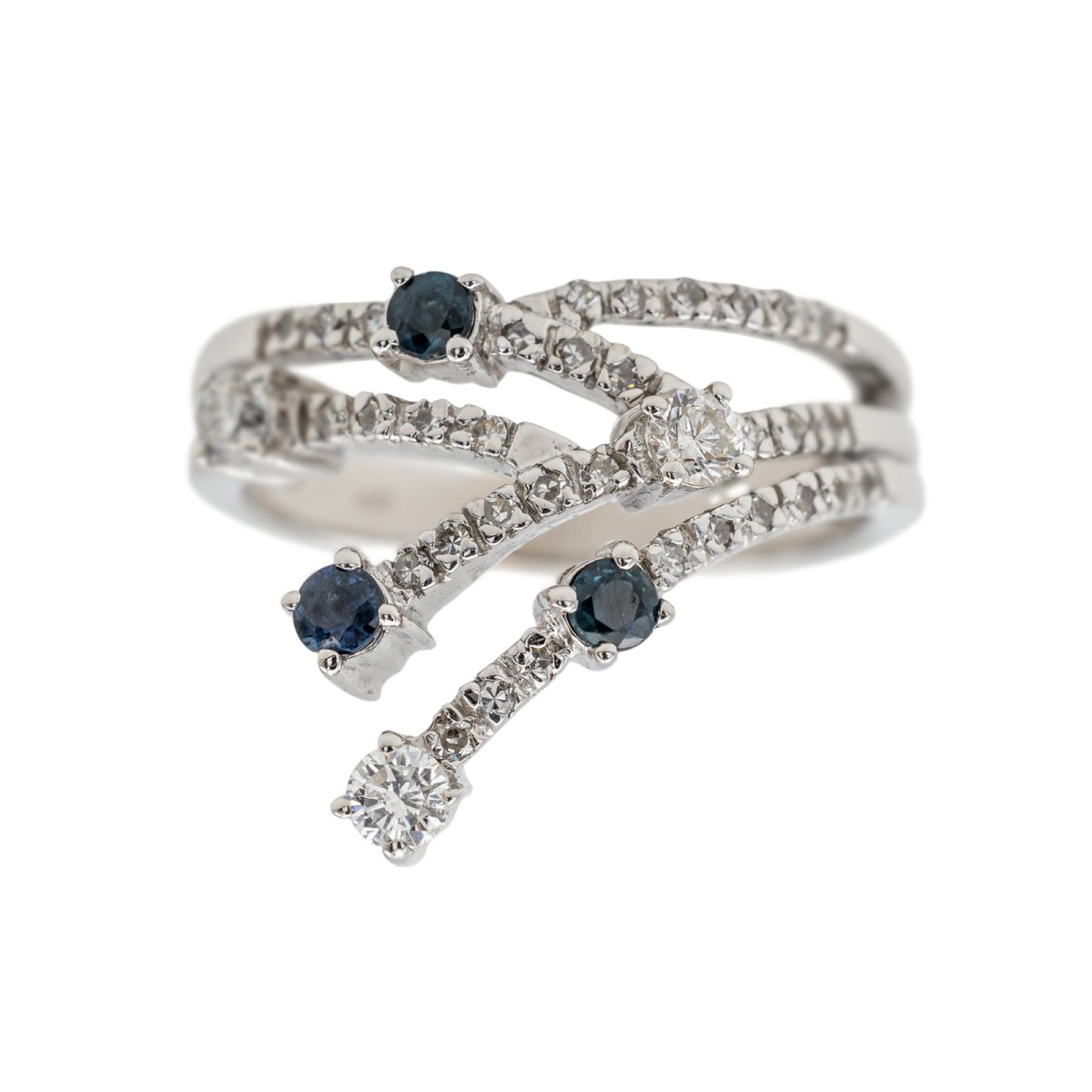 Bague Or blanc Diamant - Castafiore