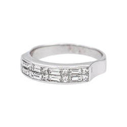 Bague Or blanc Diamant - Castafiore