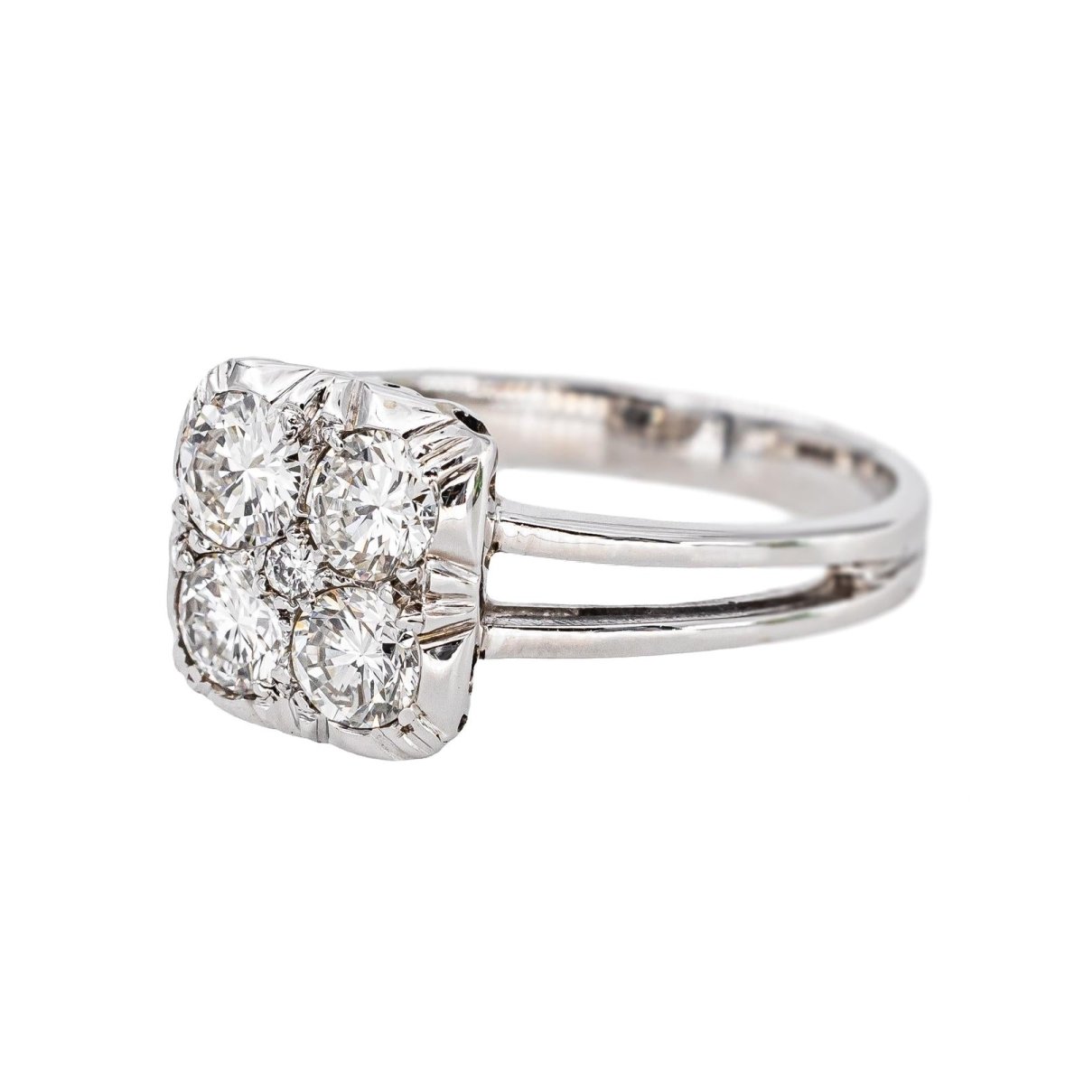 Bague Or blanc Diamant - Castafiore