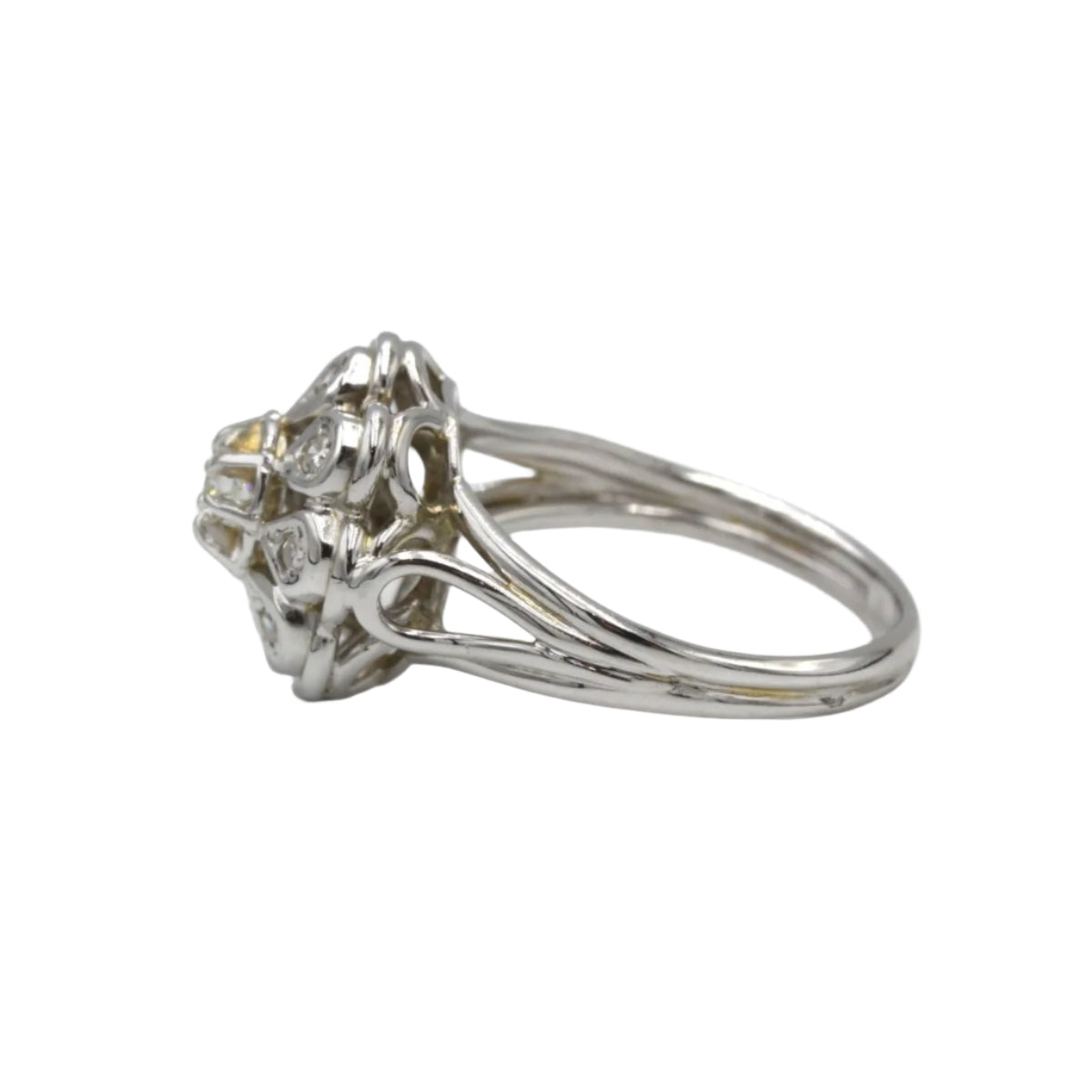 Bague - Or blanc & Diamants - Castafiore