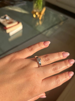 Bague - Or blanc et diamant - Castafiore