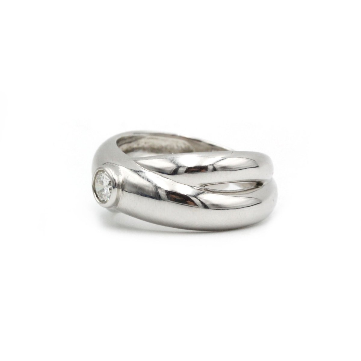 Bague - Or blanc et diamant - Castafiore