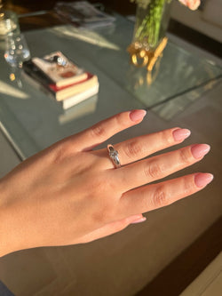 Bague - Or blanc et diamant - Castafiore