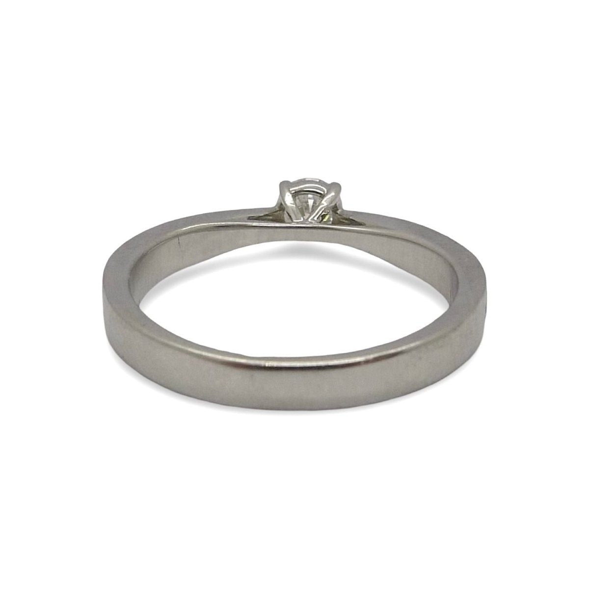 Bague or blanc et diamants 0,53 ct - Castafiore