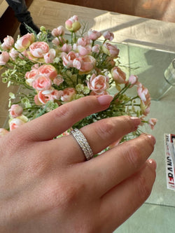 Bague - Or blanc et diamants - Castafiore