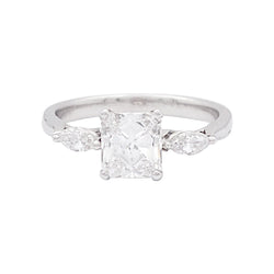 Bague or blanc et diamants - Castafiore