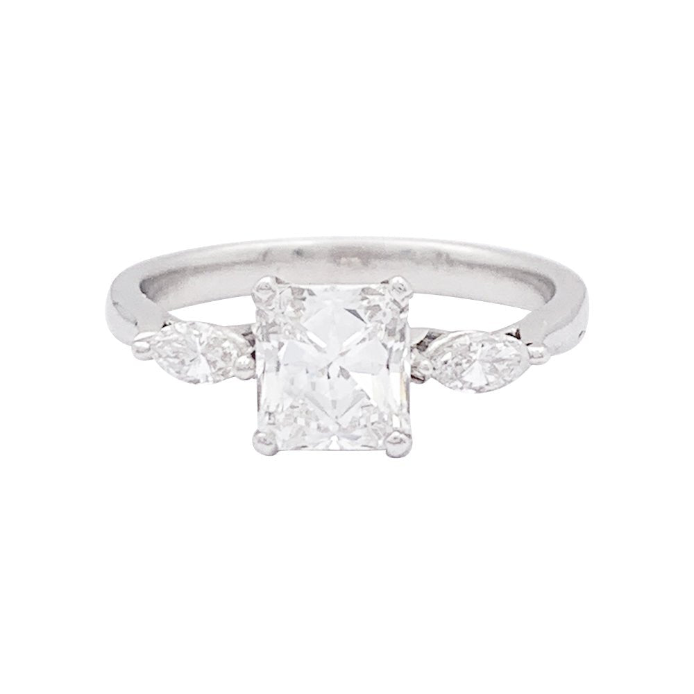 Bague or blanc et diamants - Castafiore