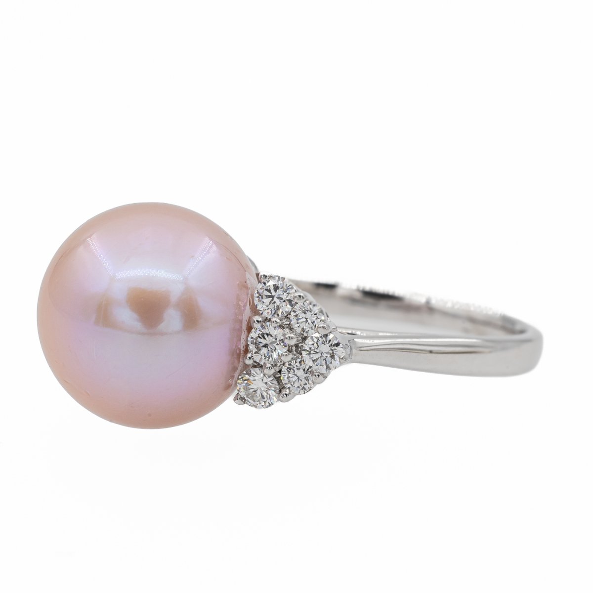 Bague Or blanc Perle - Castafiore