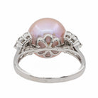 Bague Or blanc Perle - Castafiore