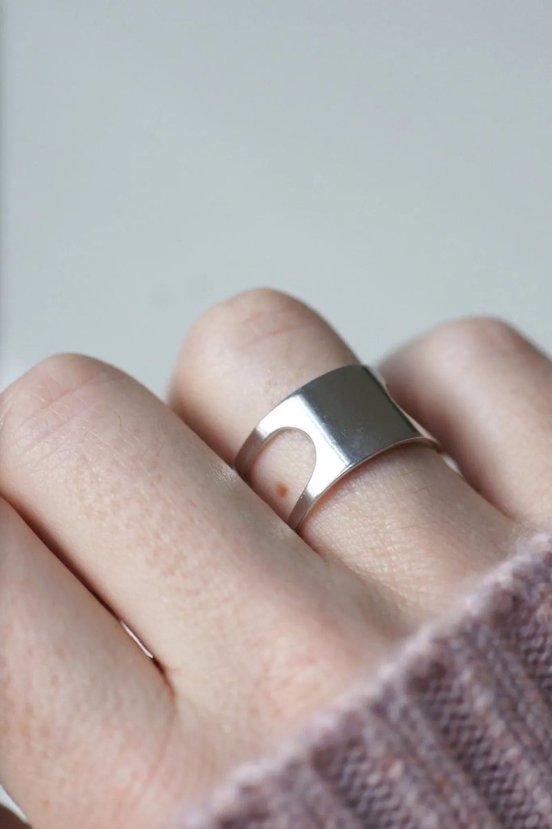 Bague or blanc Pierre Cardin Space Age - Castafiore