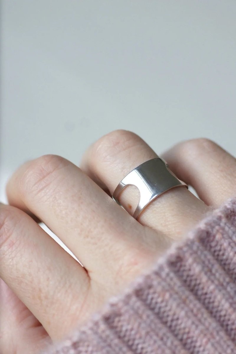 Bague or blanc Pierre Cardin Space Age - Castafiore