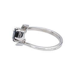 Bague Or blanc Saphir - Castafiore