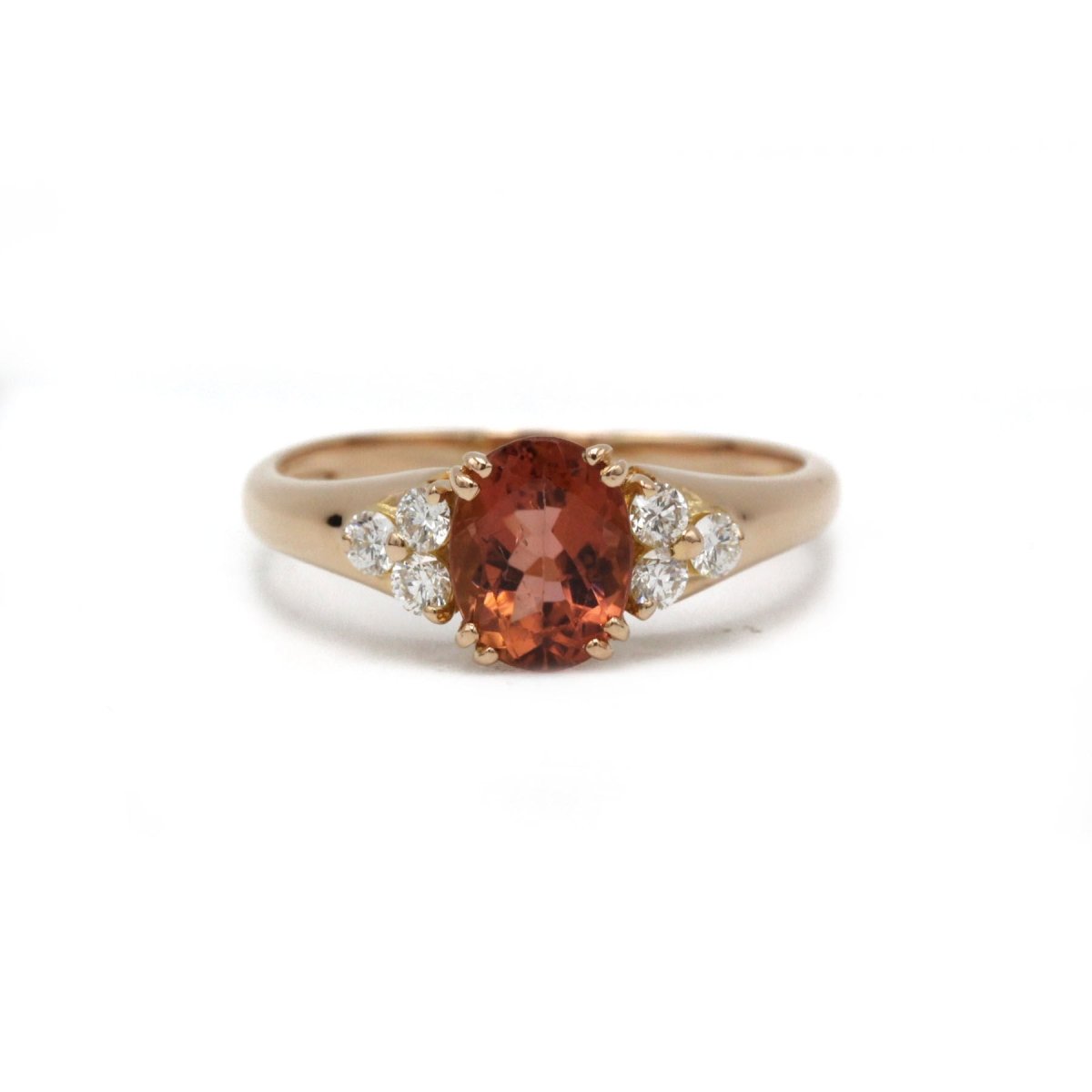 Bague - Or, Diamant & Tourmaline Rose - Castafiore