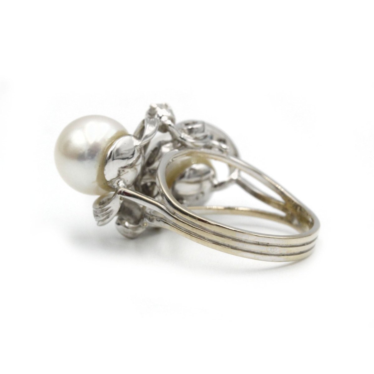 Bague - Or, diamants et perles - Castafiore