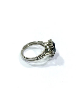 Bague Or, Diamants Et Pierre Verte Synthétique - Castafiore