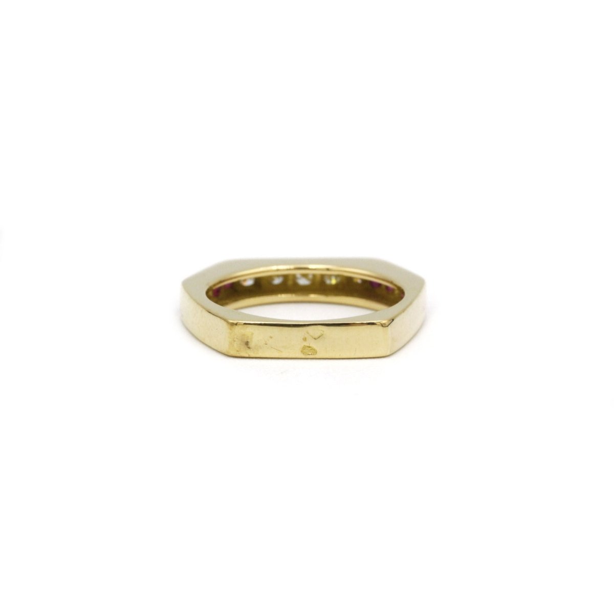 Bague - Or, Diamants et Rubis - Castafiore