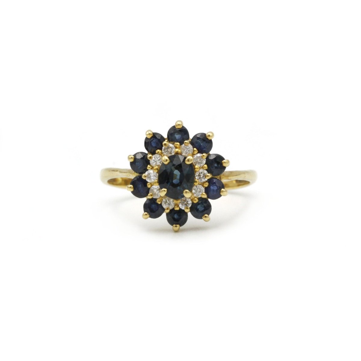 Bague - Or, Diamants et Saphirs - Castafiore