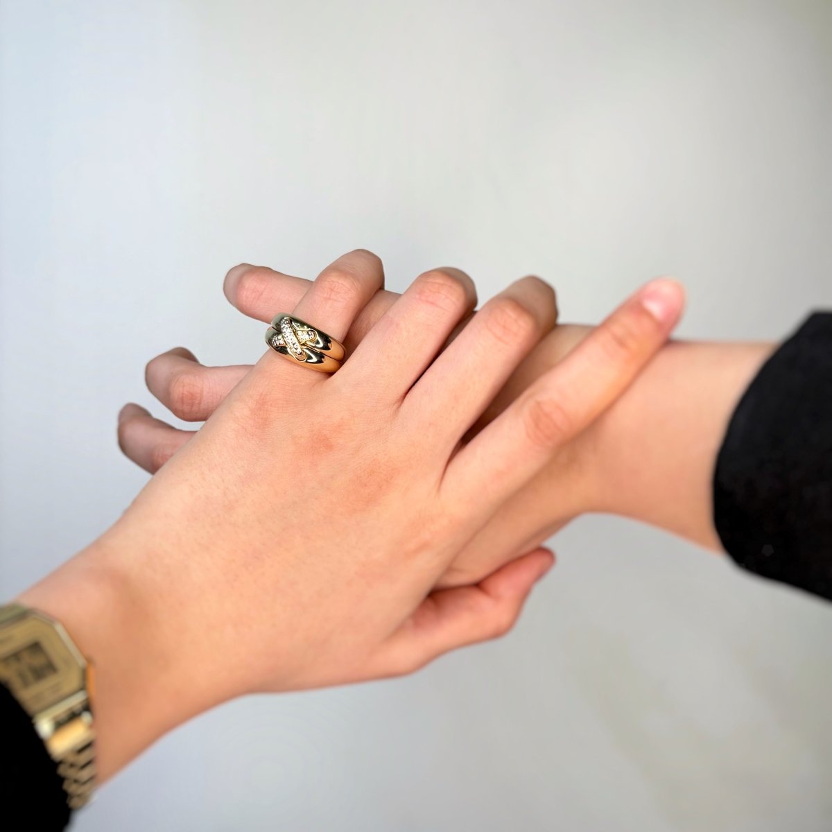 Bague Or & Diamants Liens - CHAUMET - Castafiore