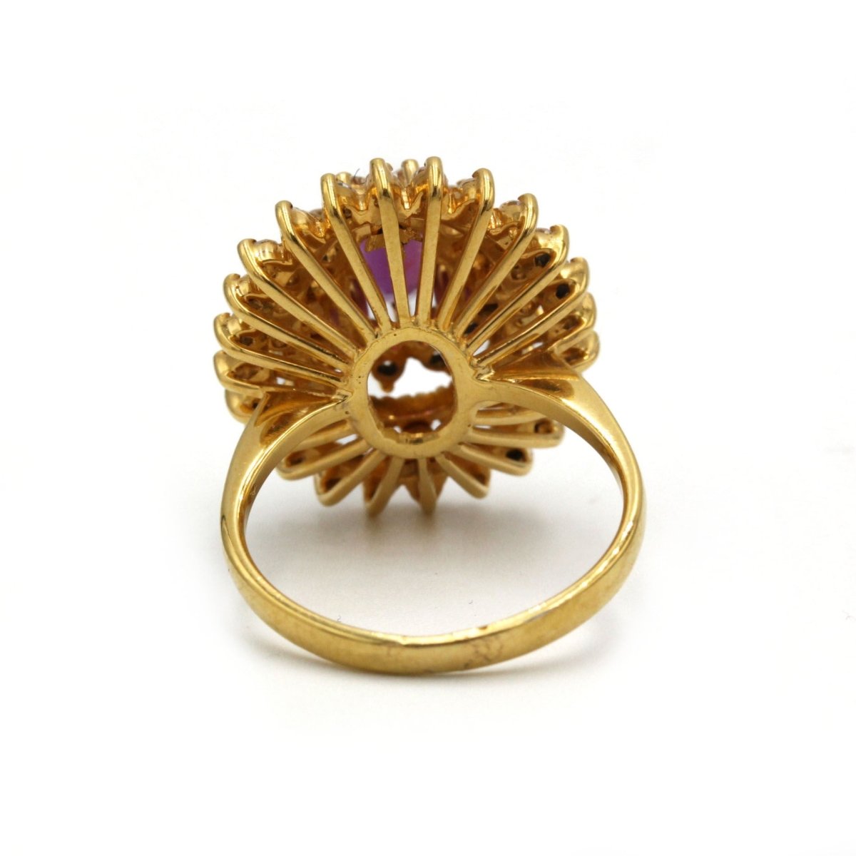 Bague - Or, Diamants & Saphir rose - Castafiore