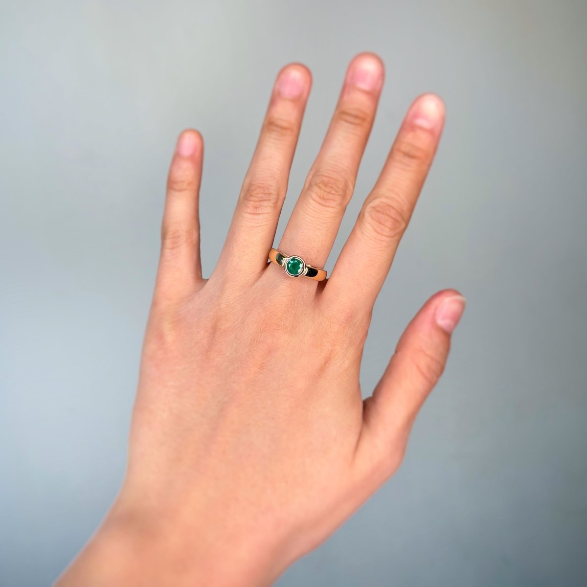 Bague - Or & Emeraude - Castafiore