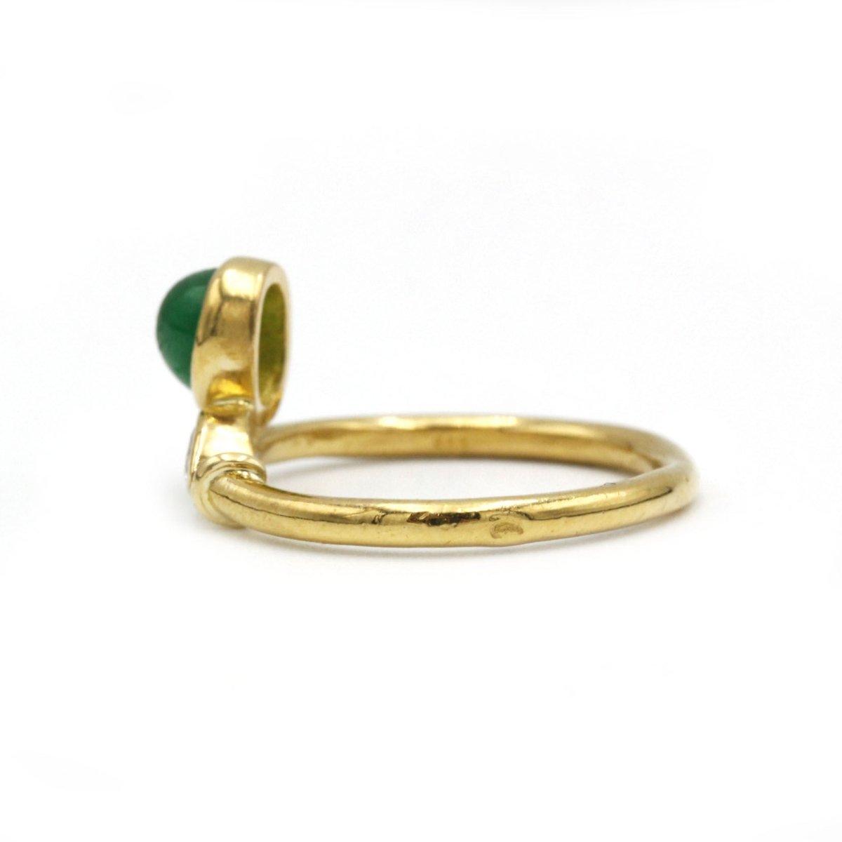 Bague - Or, Emeraude & Diamant - Castafiore