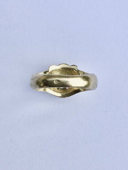 Bague Or Et Diamant Tête De Lion - Castafiore