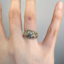 Bague - Or et diamants