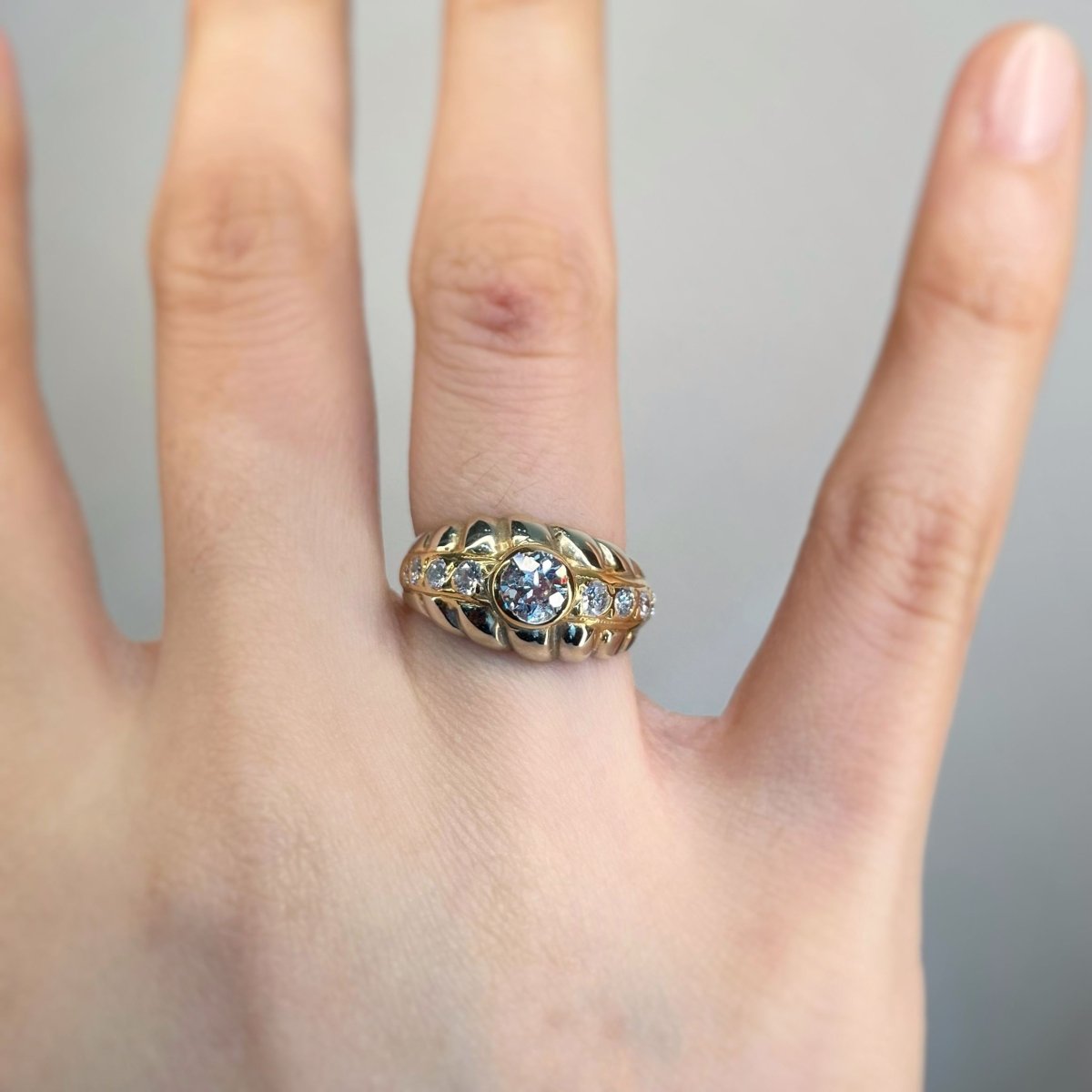 Bague - Or et diamants