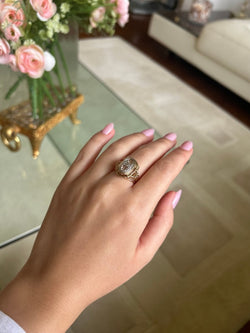 Bague - Or et diamants rose cut - Castafiore