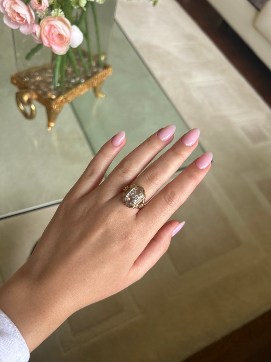 Bague - Or et diamants rose cut - Castafiore