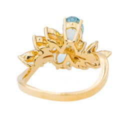 Bague Or jaune Aigue Marine - Castafiore