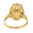 Bague Or jaune Citrine - Castafiore