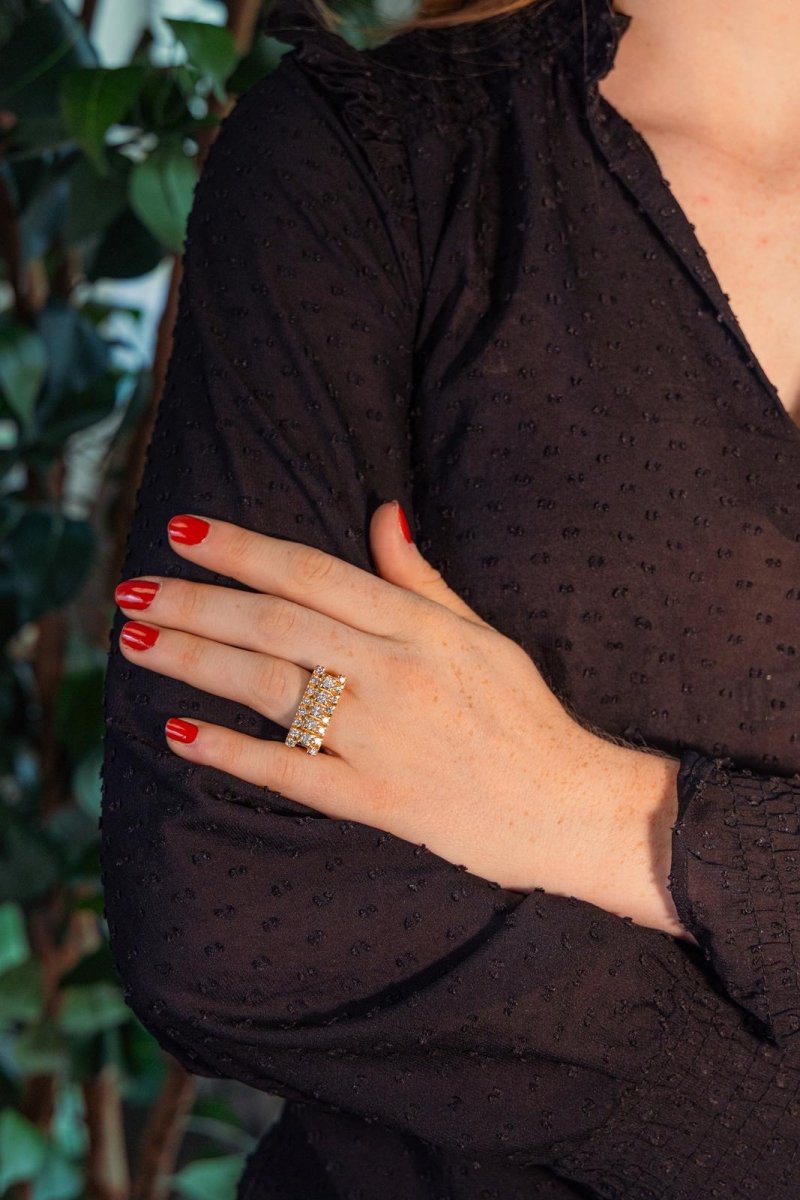 Bague Or jaune Diamant - Castafiore