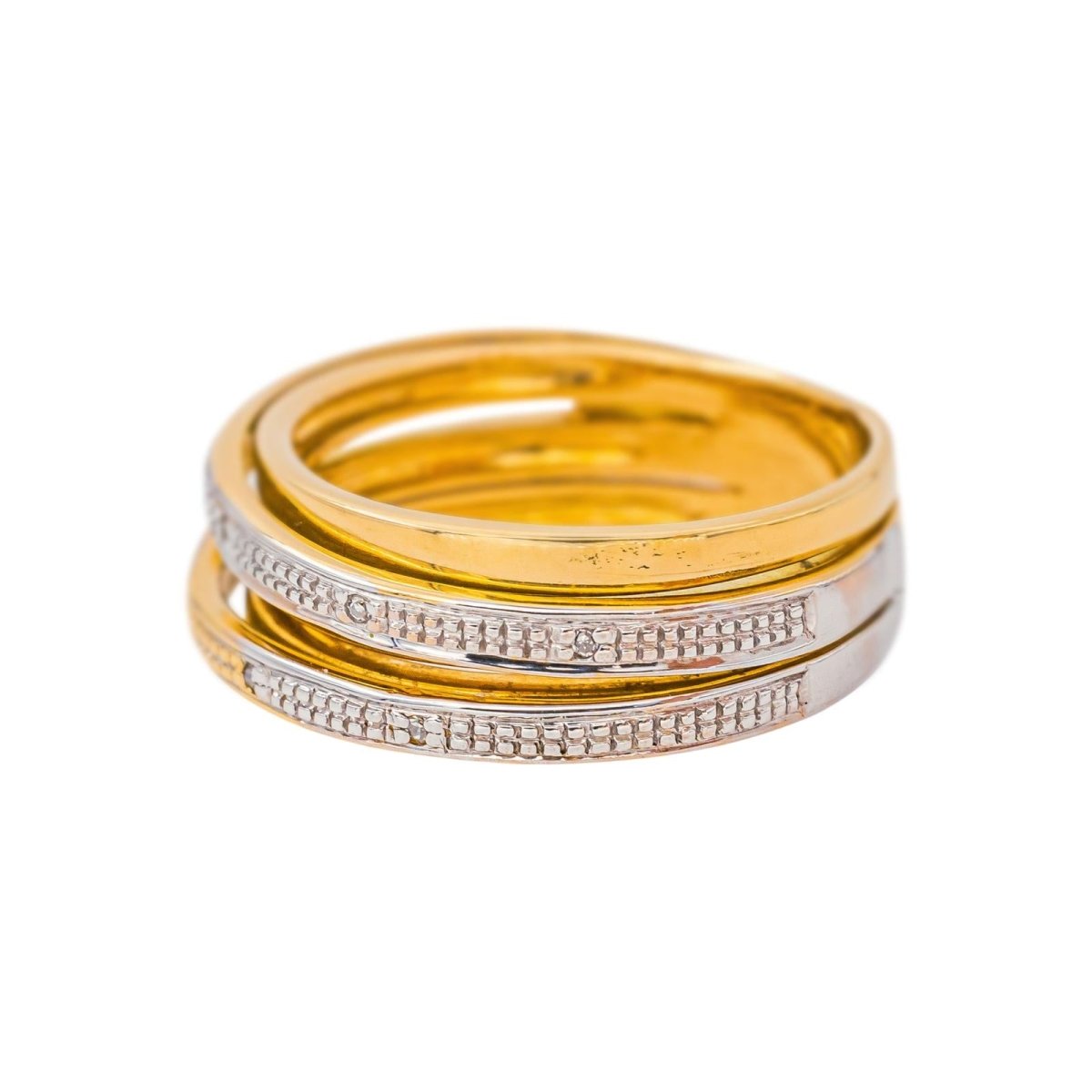 Bague Or jaune Diamant - Castafiore
