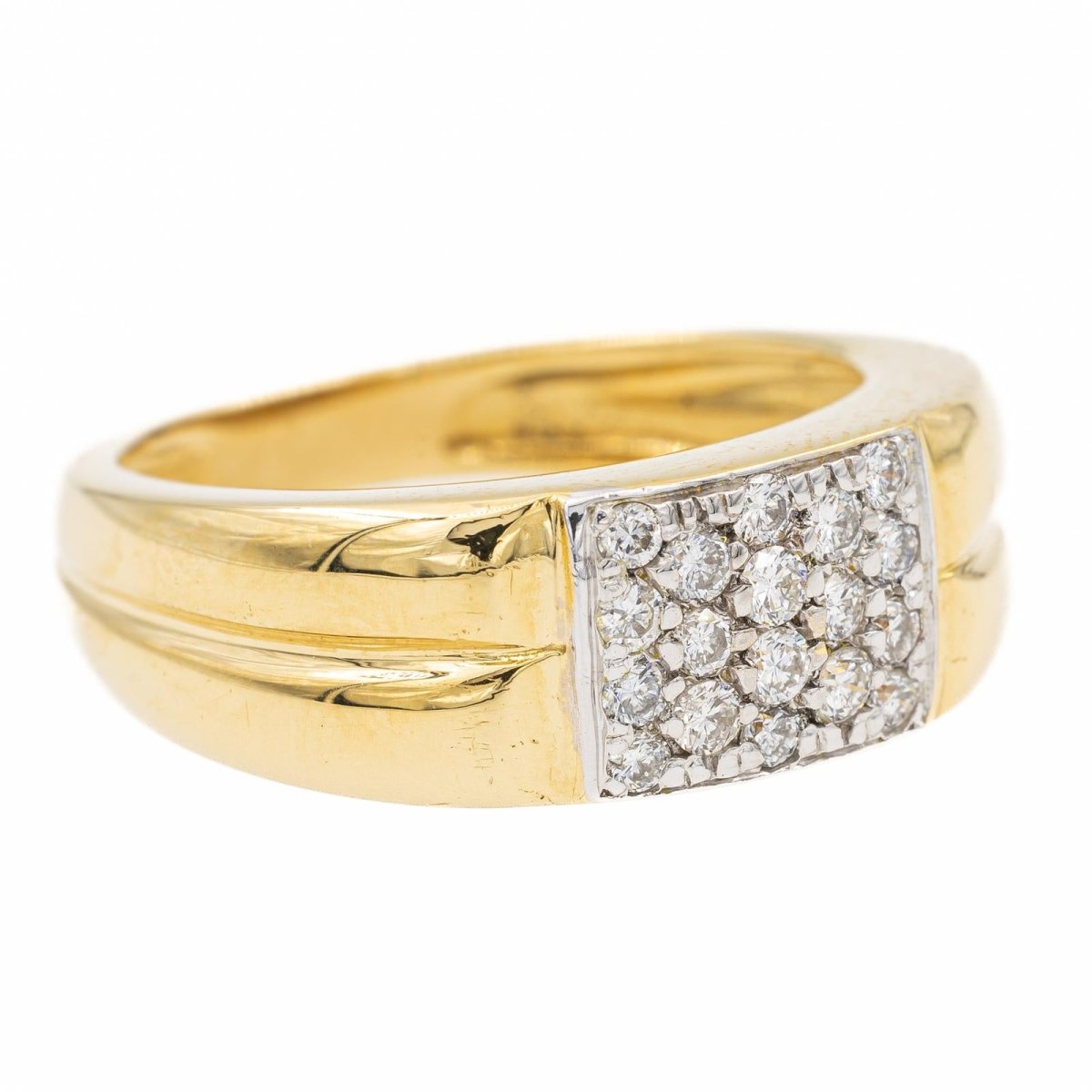 Bague Or jaune diamant - Castafiore