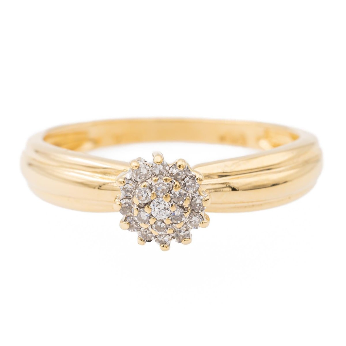 Bague or jaune Diamant - Castafiore