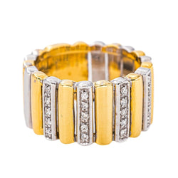 Bague Or jaune Diamant - Castafiore