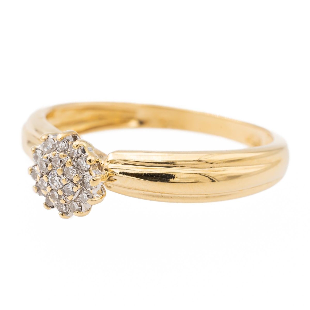 Bague or jaune Diamant - Castafiore