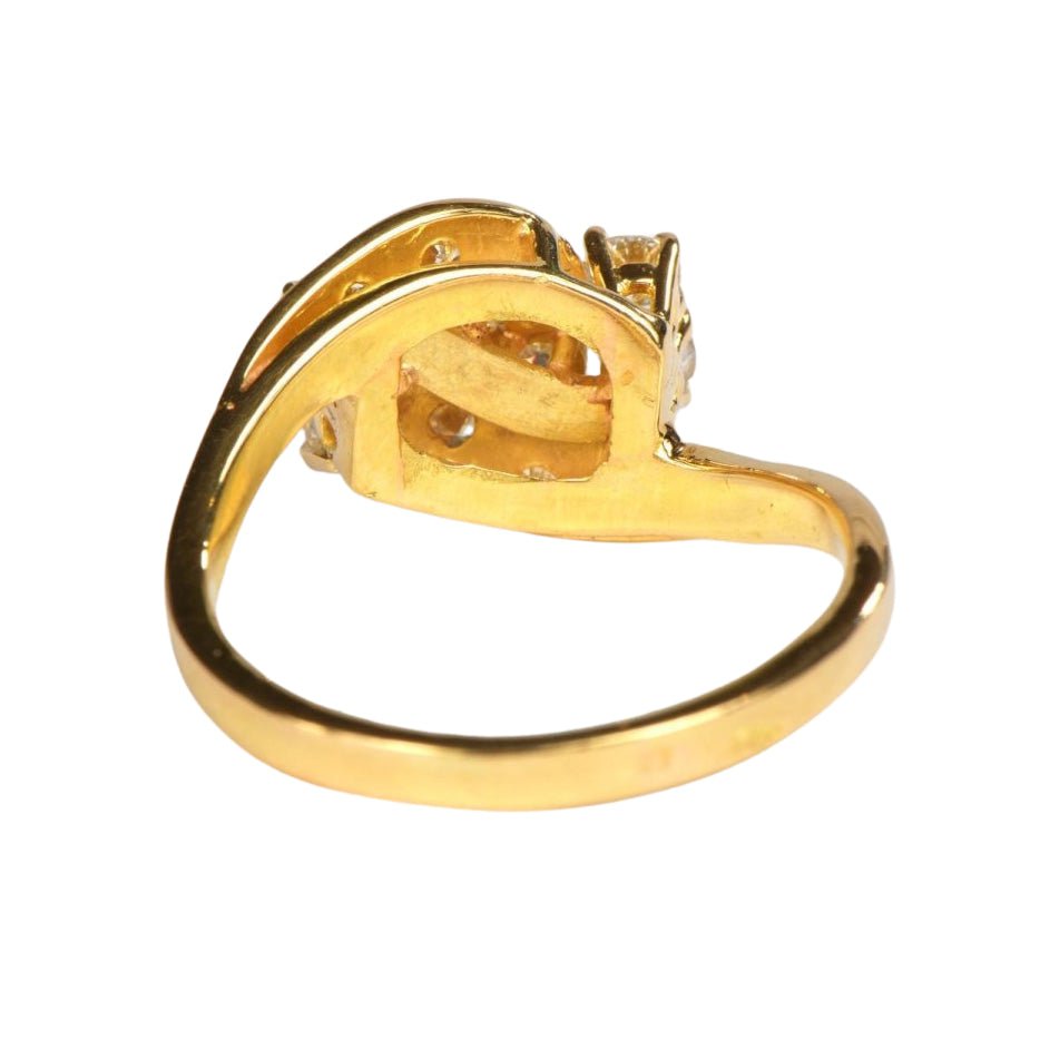 Bague Or jaune Diamant - Castafiore