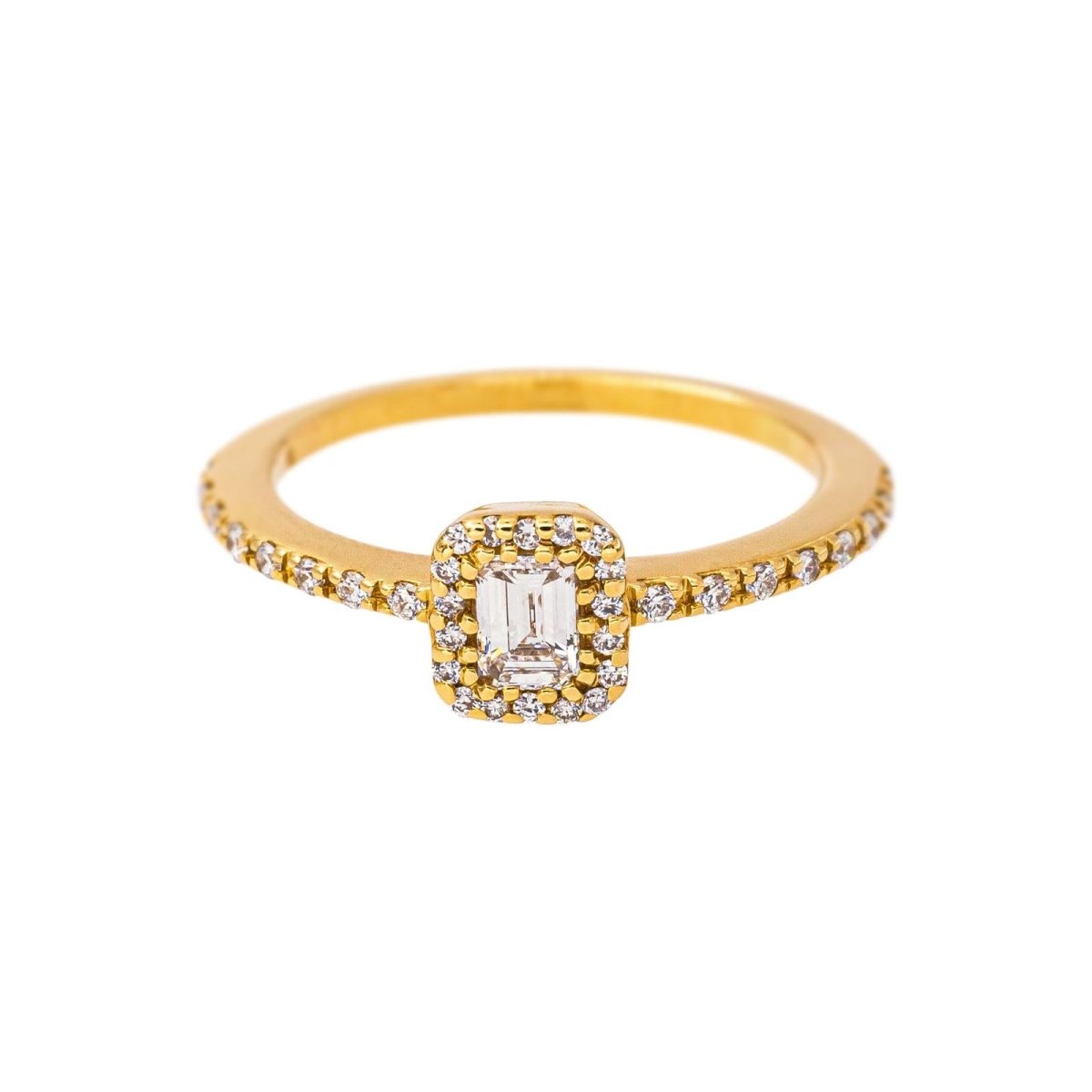 Bague Or jaune Diamant - Castafiore
