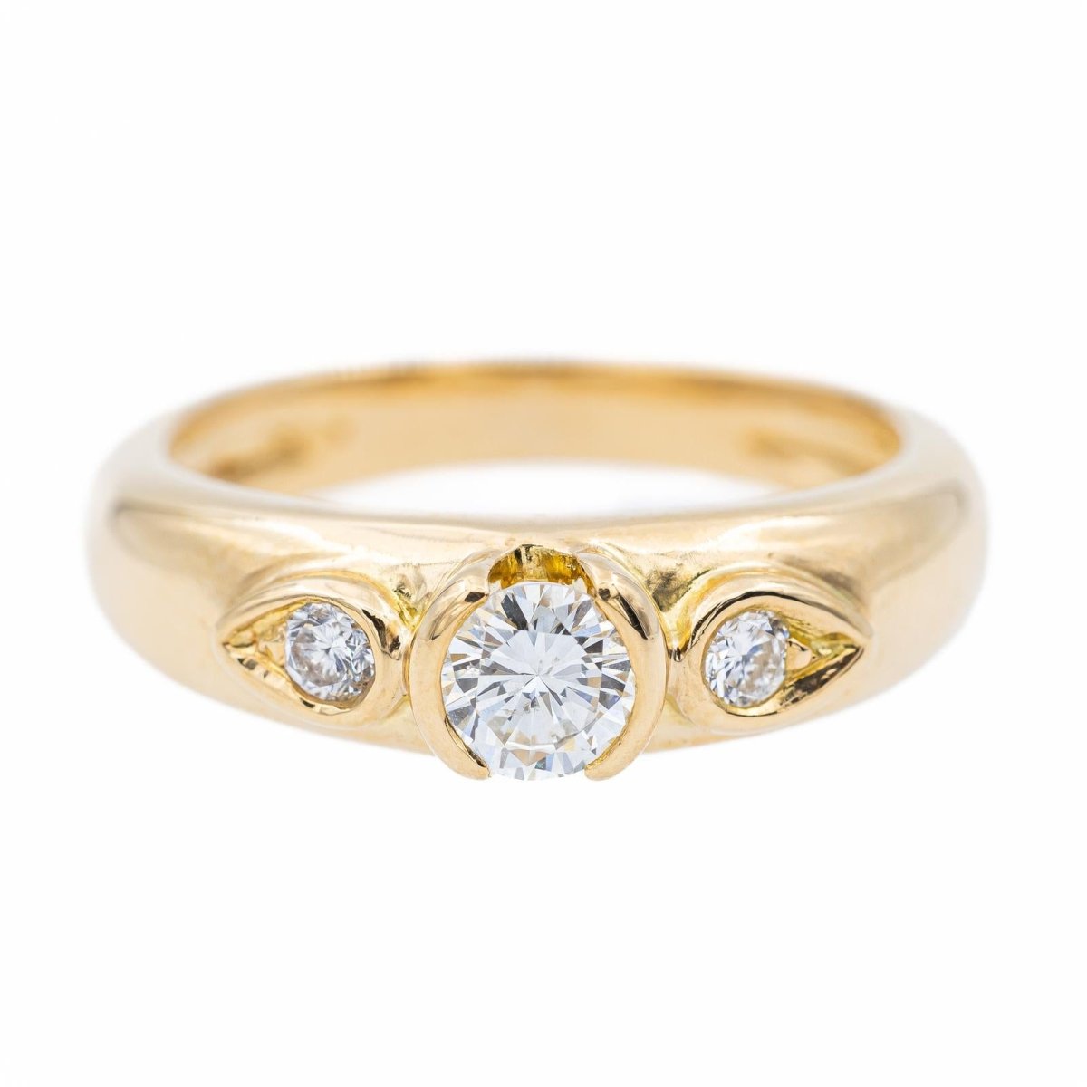 Bague Or jaune Diamant - Castafiore