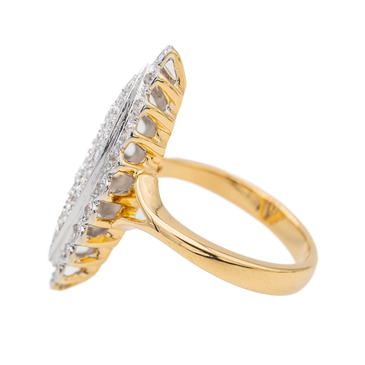 Bague Or jaune Diamant - Castafiore