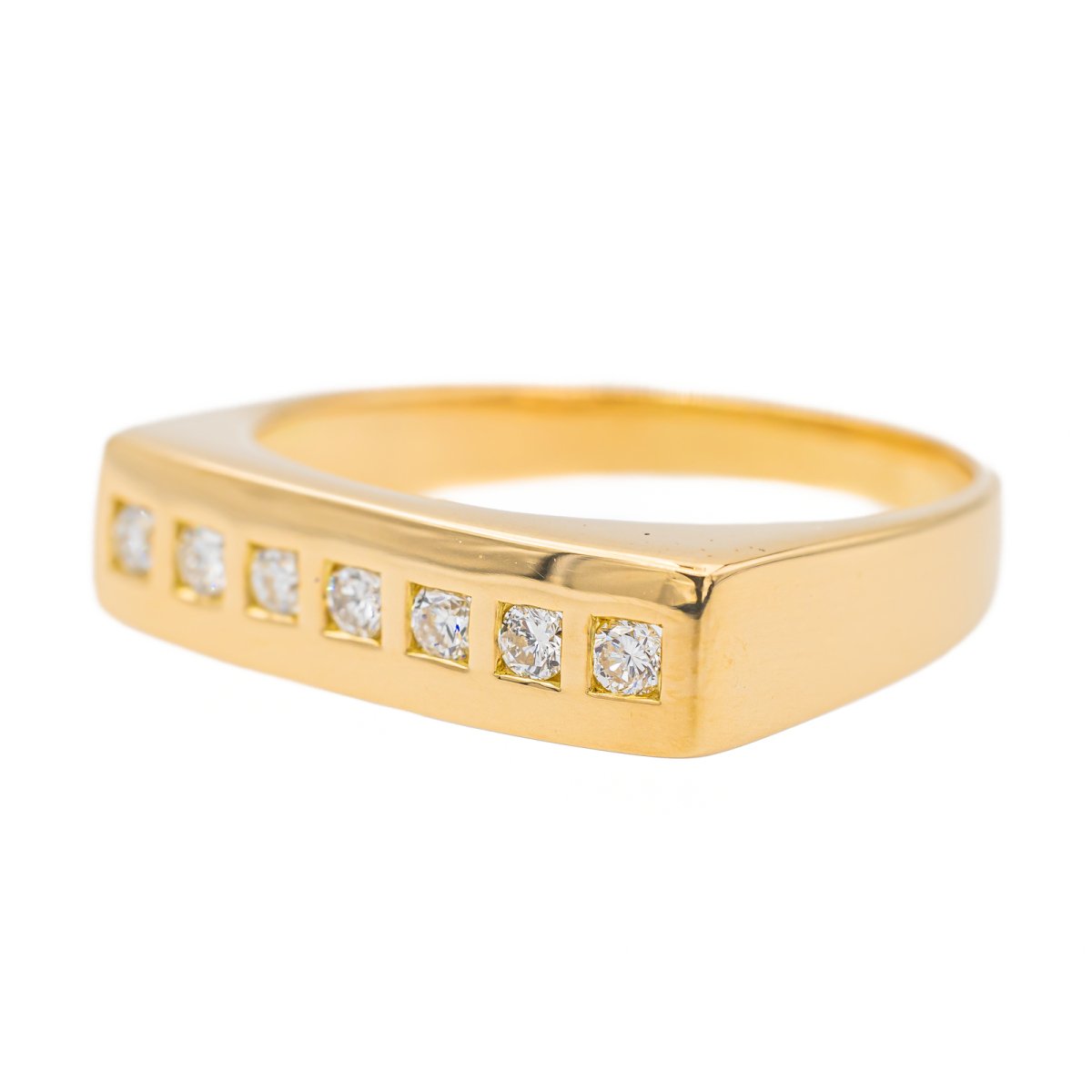 Bague Or jaune Diamant - Castafiore