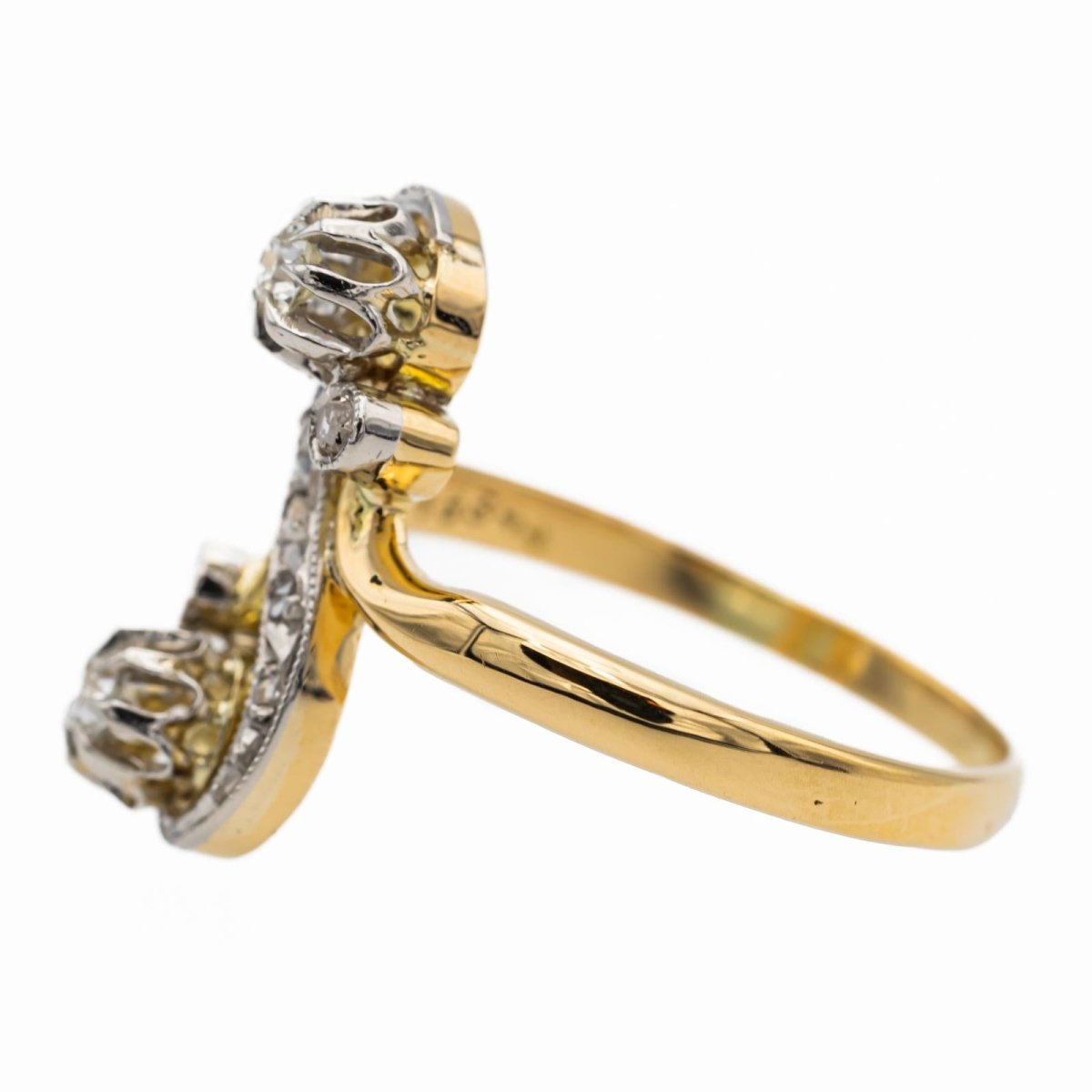 Bague Or jaune Diamant - Castafiore