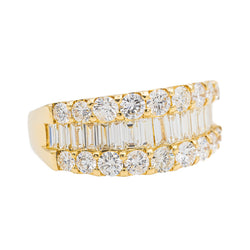 Bague Or jaune Diamant - Castafiore