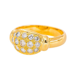 Bague Or jaune Diamant - Castafiore