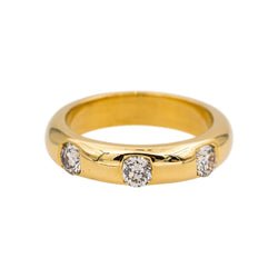Bague Or jaune Diamant - Castafiore