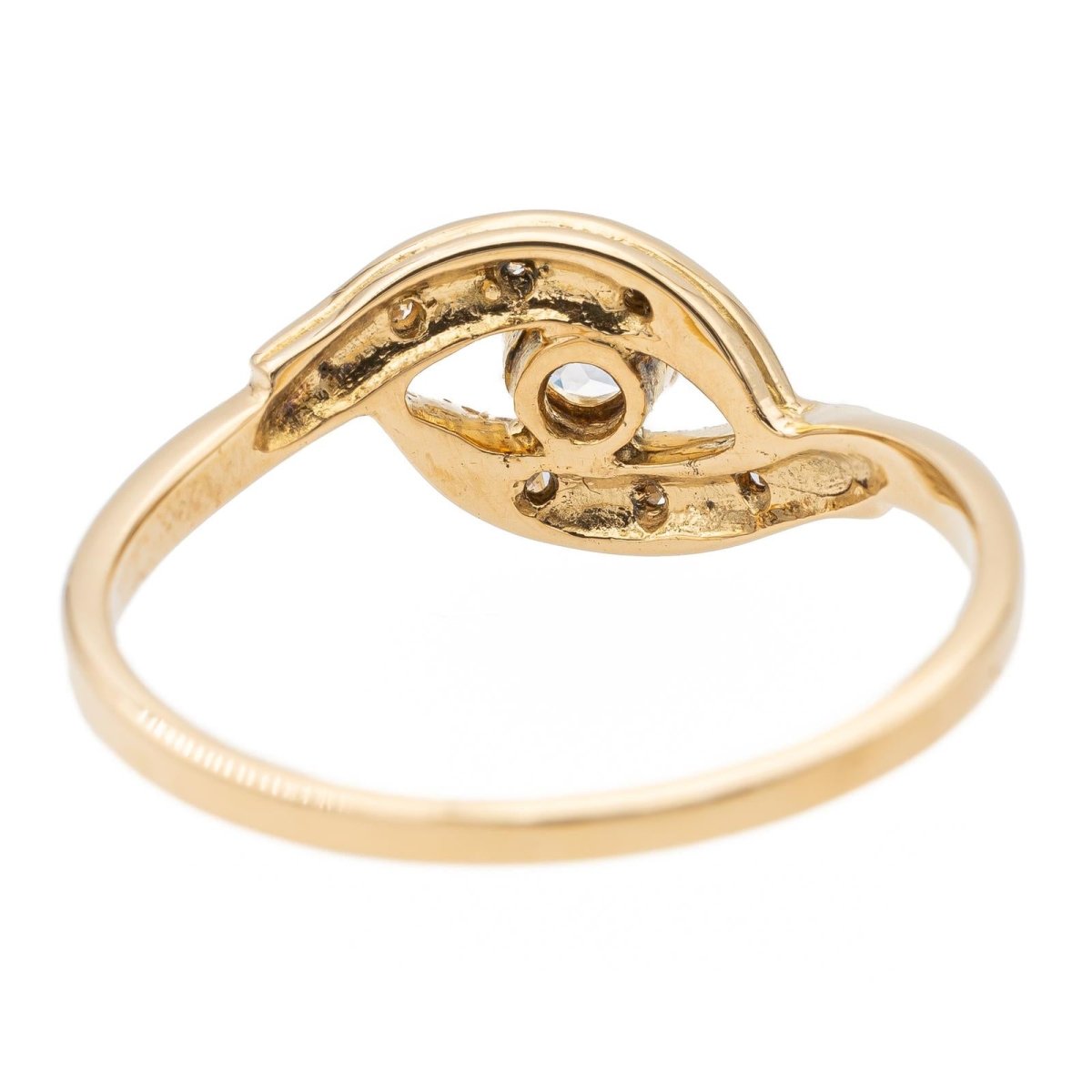 Bague Or jaune Diamant - Castafiore