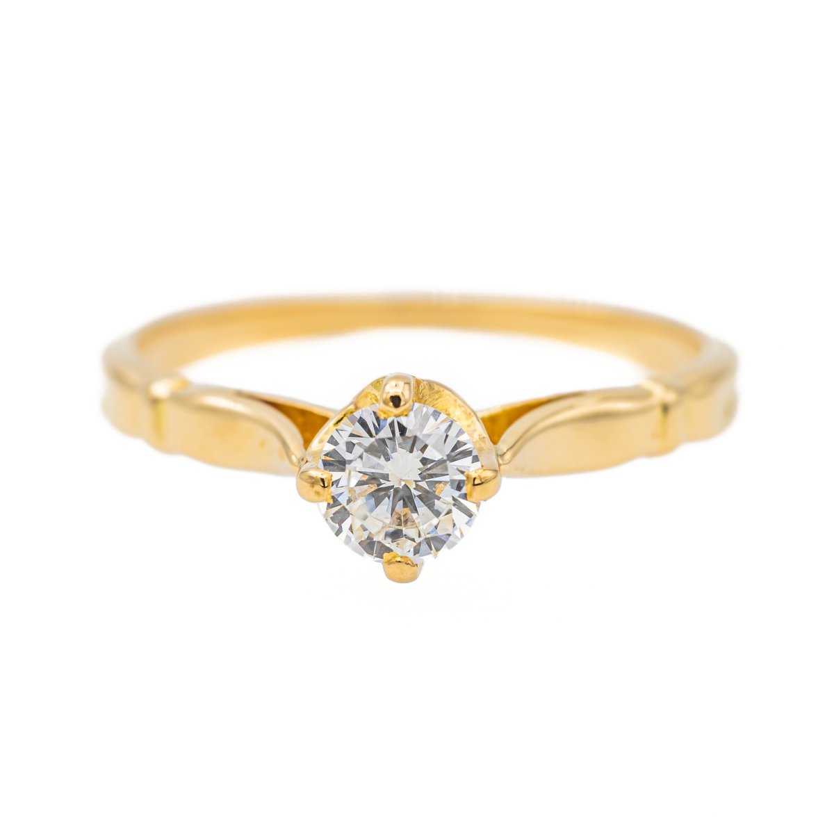 Bague Or jaune Diamant - Castafiore