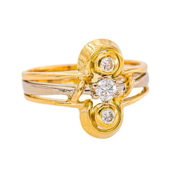 Bague Or jaune Diamant - Castafiore